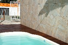 Apartment in São Luís - Loft c varanda e pisc bem localizado a 7min do mar