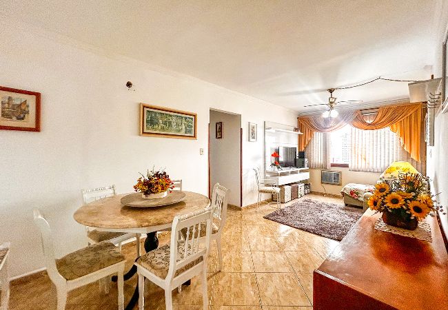  in Santos - Apto com Wi-Fi | Ar | Smart TV | Garagem