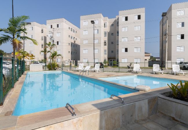  in Guarujá - Apto c piscina e WiFi na Praia da Enseada -Guarujá