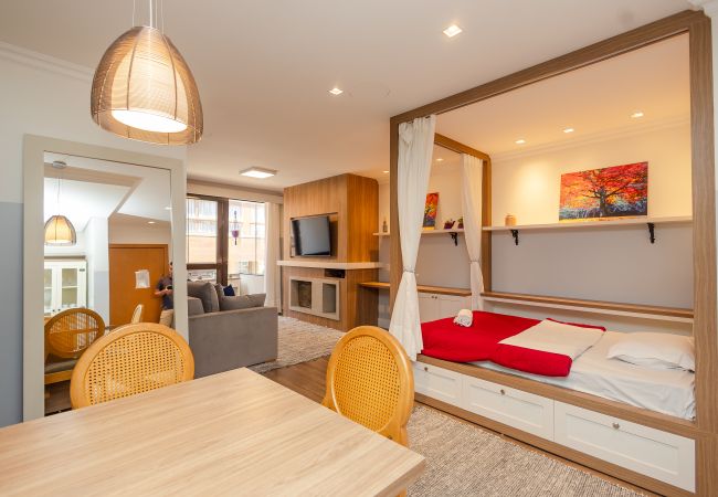 Apartment in Gramado - Apto 1D no coração de Gramado, a 550m da R Coberta