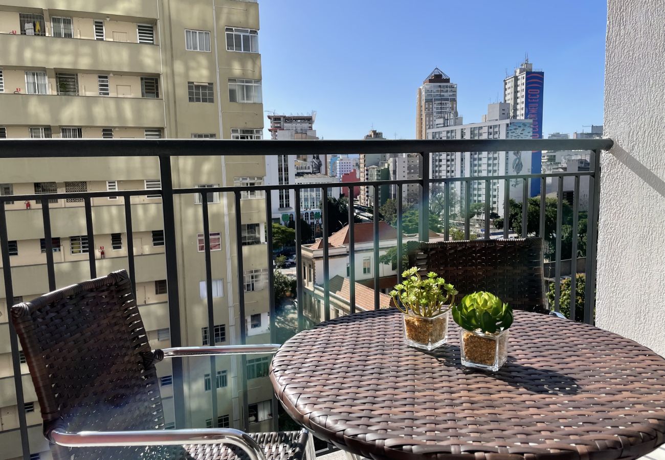 Studio in São Paulo - Swimming pool, gym 100 meters from Mackenzie Studio in São Paulo - Swimming pool, gym 100 meters from Mackenzie