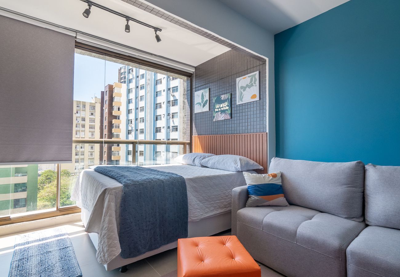 Apartment in Salvador - Studio moderno à 750m da Praia do Farol da Barra 