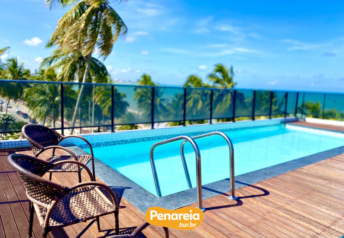 Apartment in João Pessoa - APARTAMENTO 65M2 – VARANDA COM VISTA FRENTE MAR   Apartment in João Pessoa - APARTAMENTO 65M2 – VARANDA COM VISTA FRENTE MAR