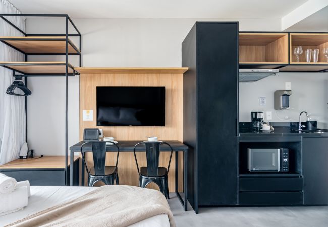 Studio in São Paulo - Refuge in São Paulo with swimming pool | SP-P2003B Studio in São Paulo - Refuge in São Paulo with swimming pool | SP-P2003B