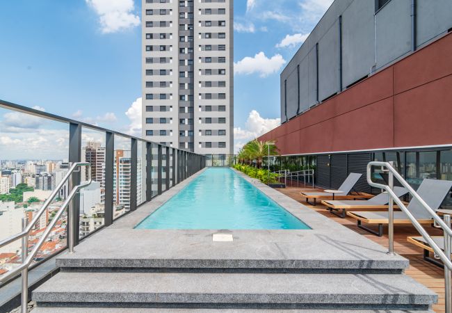 Studio in São Paulo - Refuge in São Paulo with swimming pool | SP-P2003B Studio in São Paulo - Refuge in São Paulo with swimming pool | SP-P2003B