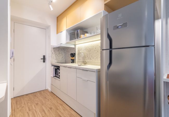 Studio in São Paulo - Complete Studio in Perdizes: PUC one step away, with Swimming Pool and Fitness Studio in São Paulo - Complete Studio in Perdizes: PUC one step away, with Swimming Pool and Fitness