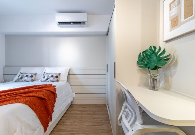 Studio in São Paulo - Complete Studio in Perdizes: PUC one step away, with Swimming Pool and Fitness Studio in São Paulo - Complete Studio in Perdizes: PUC one step away, with Swimming Pool and Fitness