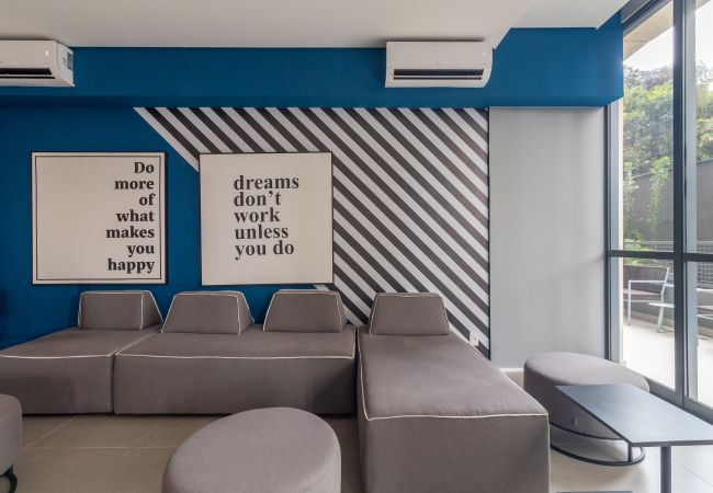 Studio in São Paulo - Complete Studio in Perdizes: PUC one step away, with Swimming Pool and Fitness Studio in São Paulo - Complete Studio in Perdizes: PUC one step away, with Swimming Pool and Fitness