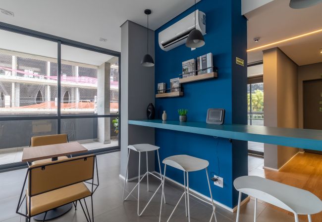 Studio in São Paulo - Complete Studio in Perdizes: PUC one step away, with Swimming Pool and Fitness Studio in São Paulo - Complete Studio in Perdizes: PUC one step away, with Swimming Pool and Fitness