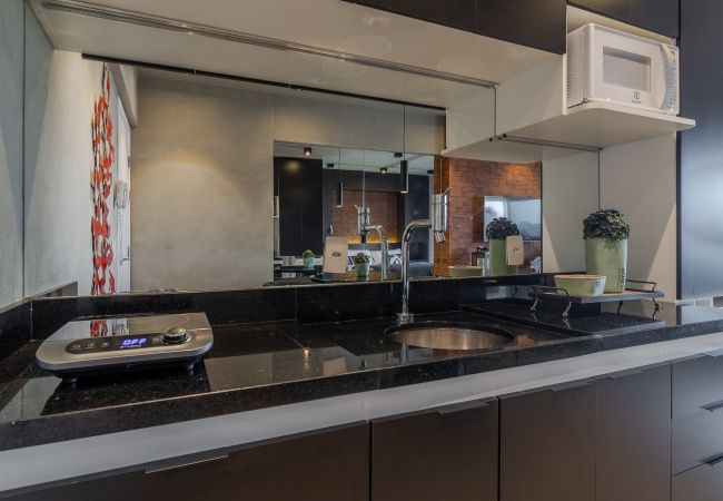 Studio in São Paulo - 4 guests, swimming pool, garage and sauna Studio in São Paulo - 4 guests, swimming pool, garage and sauna