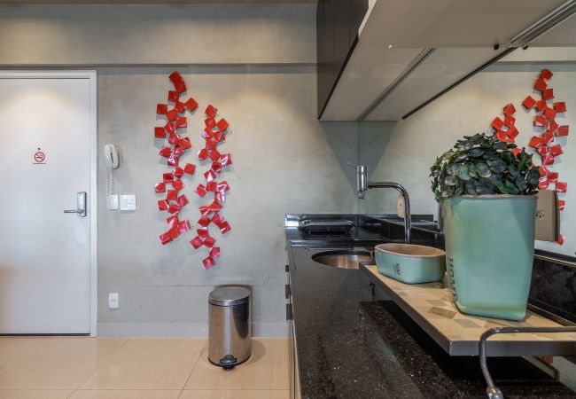 Studio in São Paulo - 4 guests, swimming pool, garage and sauna Studio in São Paulo - 4 guests, swimming pool, garage and sauna