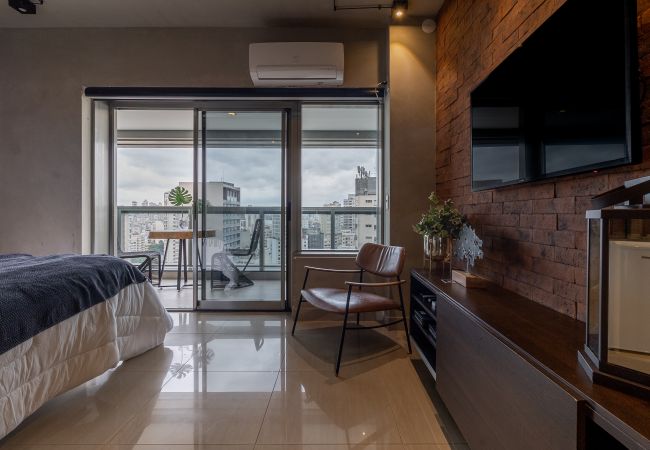 Studio in São Paulo - 4 guests, swimming pool, garage and sauna Studio in São Paulo - 4 guests, swimming pool, garage and sauna