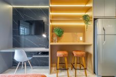 Studio in São Paulo - Campo Belo, swimming pool, GYM and Air