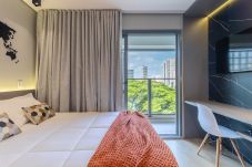 Studio in São Paulo - Campo Belo, swimming pool, GYM and Air