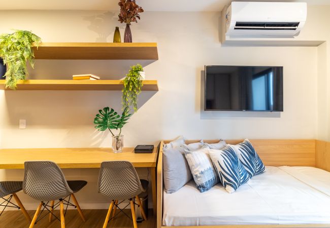 Studio in São Paulo - Pinheiros, complete next to the subway Studio in São Paulo - Pinheiros, complete next to the subway