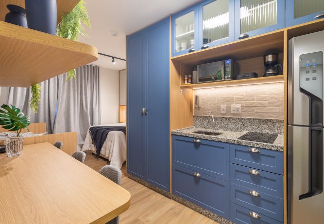 Studio in São Paulo - Pinheiros, complete next to the subway Studio in São Paulo - Pinheiros, complete next to the subway