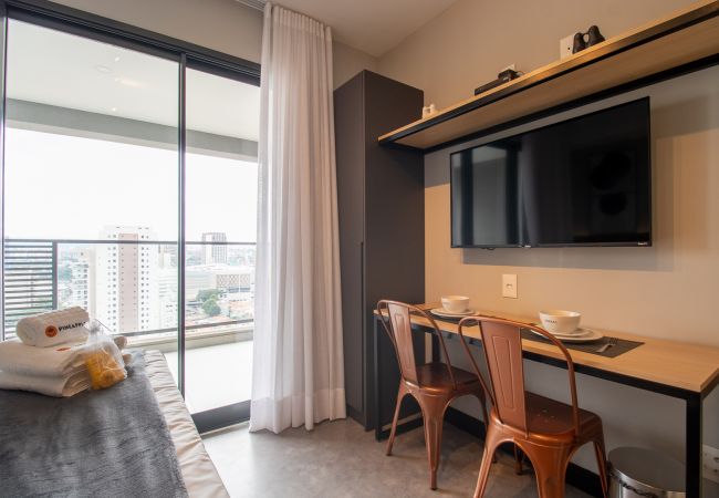 Studio in São Paulo - Modern Retreat Near Allianz Parque | SP-P1604A Studio in São Paulo - Modern Retreat Near Allianz Parque | SP-P1604A