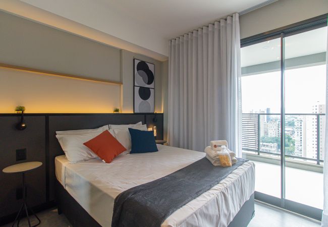 Studio in São Paulo - Modern Retreat Near Allianz Parque | SP-P1604A Studio in São Paulo - Modern Retreat Near Allianz Parque | SP-P1604A