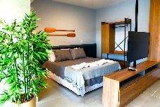 Apartment in Ubatuba - Apto c área gourmet a 300m da Praia das Toninhas
