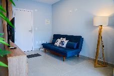 Apartment in Ubatuba - Apto c área gourmet a 300m da Praia das Toninhas