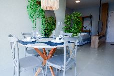 Apartment in Ubatuba - Apto c área gourmet a 300m da Praia das Toninhas