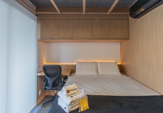 Studio in São Paulo - Estilo y Confort Próximo ao Allianz Parque | SP-P1208B Studio in São Paulo - Estilo y Confort Próximo ao Allianz Parque | SP-P1208B