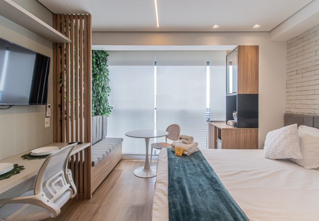Studio in São Paulo - Elegance and Comfort Near Allianz Parque | SP-P1607A Studio in São Paulo - Elegance and Comfort Near Allianz Parque | SP-P1607A