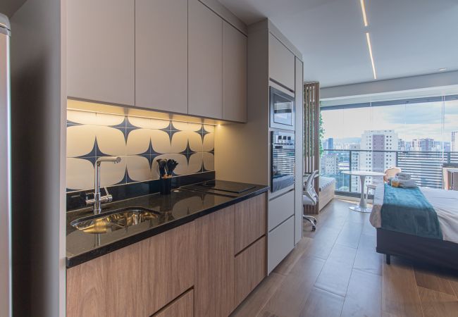 Studio in São Paulo - Elegance and Comfort Near Allianz Parque | SP-P1607A Studio in São Paulo - Elegance and Comfort Near Allianz Parque | SP-P1607A