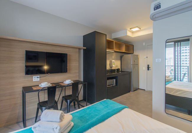 Studio in São Paulo - Charm and Comfort Near Allianz Parque | SP-P1505B Studio in São Paulo - Charm and Comfort Near Allianz Parque | SP-P1505B
