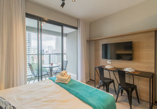 Studio in São Paulo - Charm and Comfort Near Allianz Parque | SP-P1505B Studio in São Paulo - Charm and Comfort Near Allianz Parque | SP-P1505B
