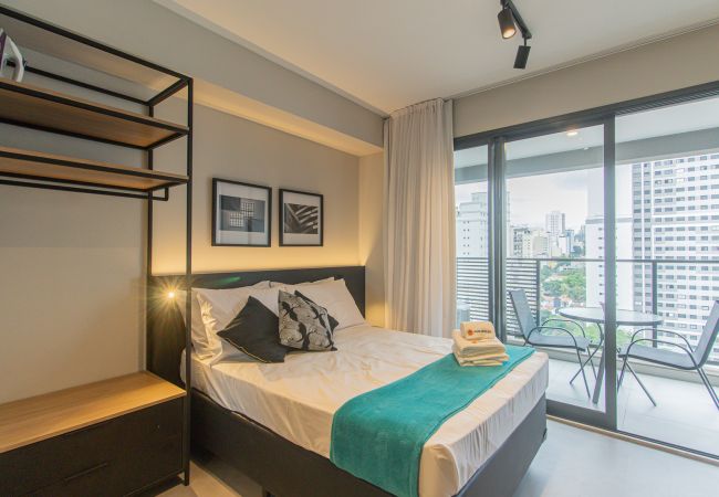 Studio in São Paulo - Charm and Comfort Near Allianz Parque | SP-P1505B Studio in São Paulo - Charm and Comfort Near Allianz Parque | SP-P1505B