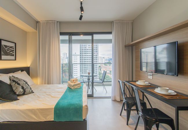 Studio in São Paulo - Charm and Comfort Near Allianz Parque | SP-P1505B Studio in São Paulo - Charm and Comfort Near Allianz Parque | SP-P1505B