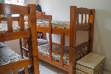 Apartment in Praia Grande - Apto com wi-fi, ar cond. e garagem à 100m da praia