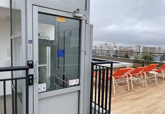 Studio in São Paulo - City view from the 22nd floor Studio in São Paulo - City view from the 22nd floor