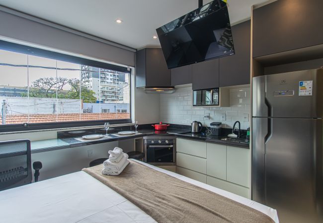 Studio in São Paulo - Studio near Ibirapuera Shopping Mall | SP-AP12 Studio in São Paulo - Studio near Ibirapuera Shopping Mall | SP-AP12