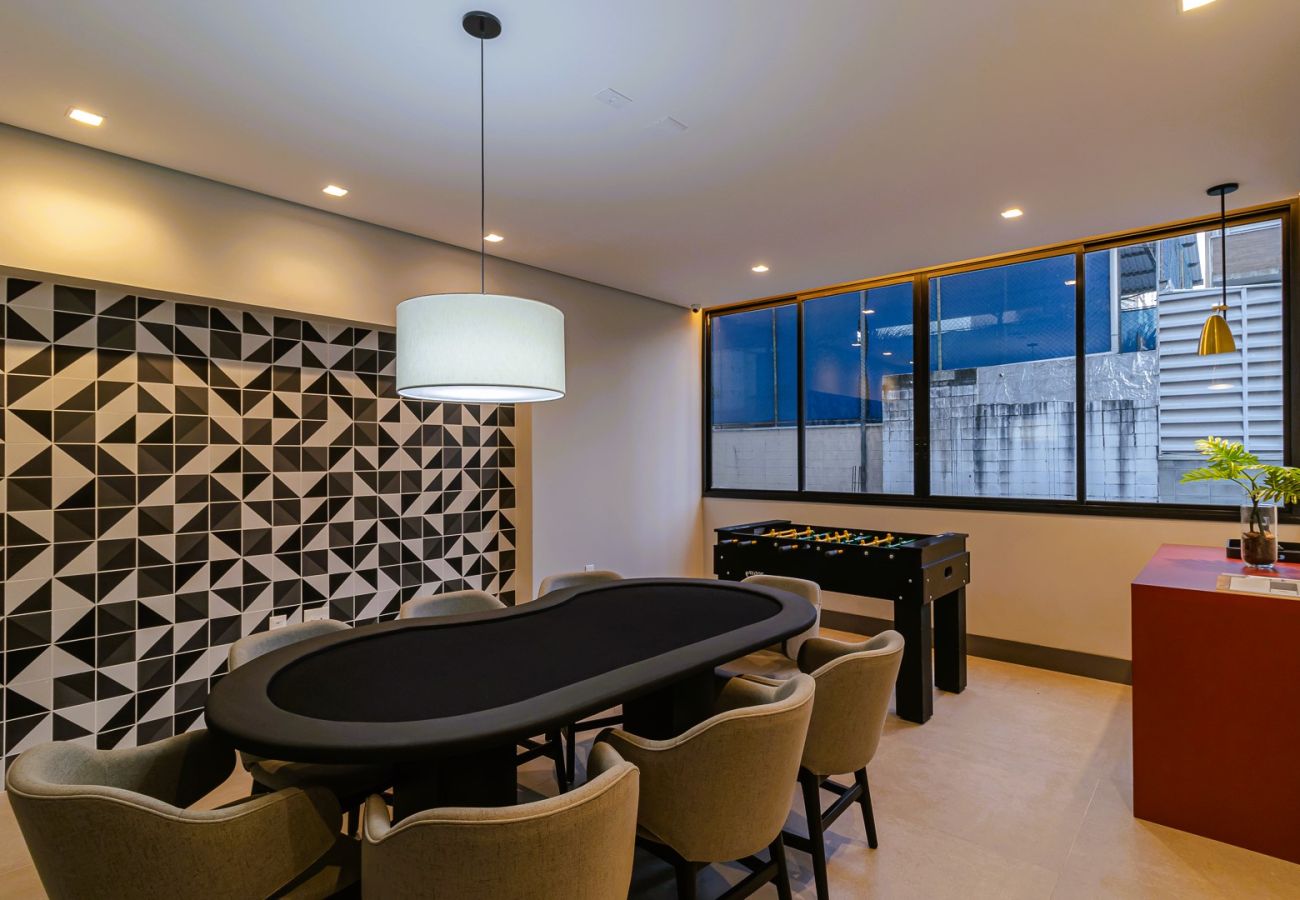 Apartment in São Paulo - Studio c/ academia e piscina a 3 min do Allianz Apartment in São Paulo - Studio c/ academia e piscina a 3 min do Allianz