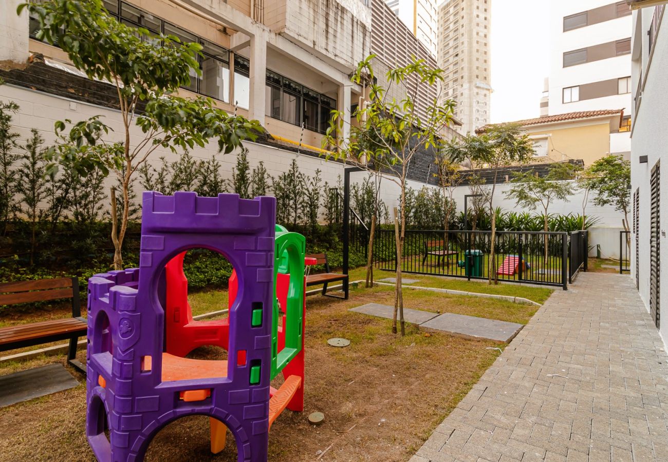 Apartment in São Paulo - Studio c/ academia e piscina a 3 min do Allianz Apartment in São Paulo - Studio c/ academia e piscina a 3 min do Allianz