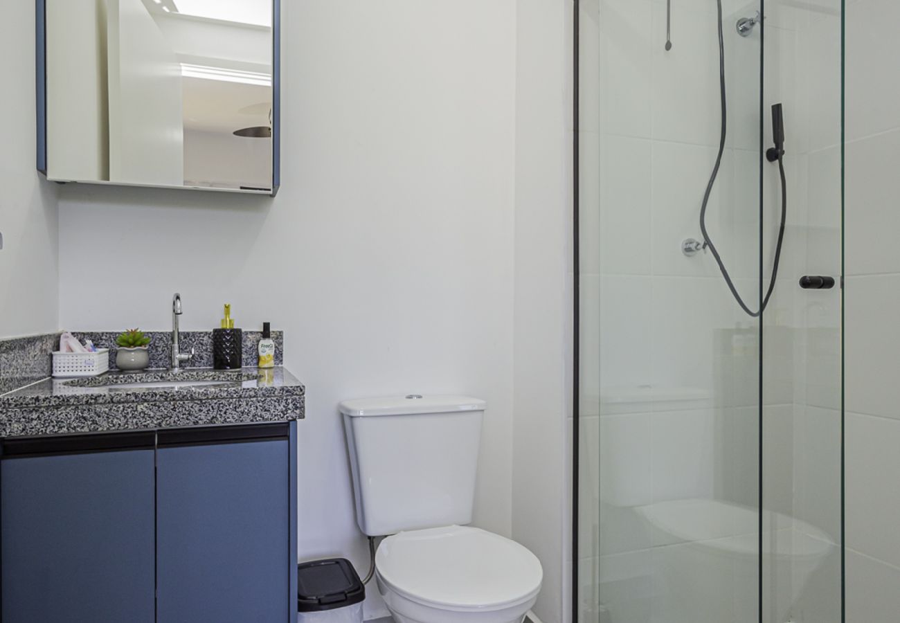 Apartment in São Paulo - Loft com smart lock e varanda no Bresser Apartment in São Paulo - Loft com smart lock e varanda no Bresser