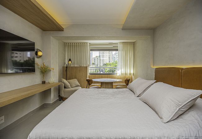 in São Paulo -  Flat c/ Piscina e Academia na Chácara Klabin