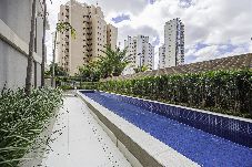 Apartment in São Paulo -  Flat c/ Piscina e Academia na Chácara Klabin