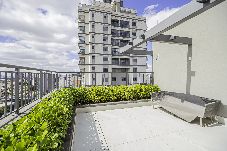 Apartment in São Paulo -  Flat c/ Piscina e Academia na Chácara Klabin