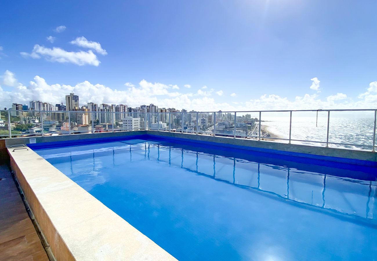 Apartment in Salvador - Flat Beira-Mar com Varanda, Piscina e Academia Apartment in Salvador - Flat Beira-Mar com Varanda, Piscina e Academia