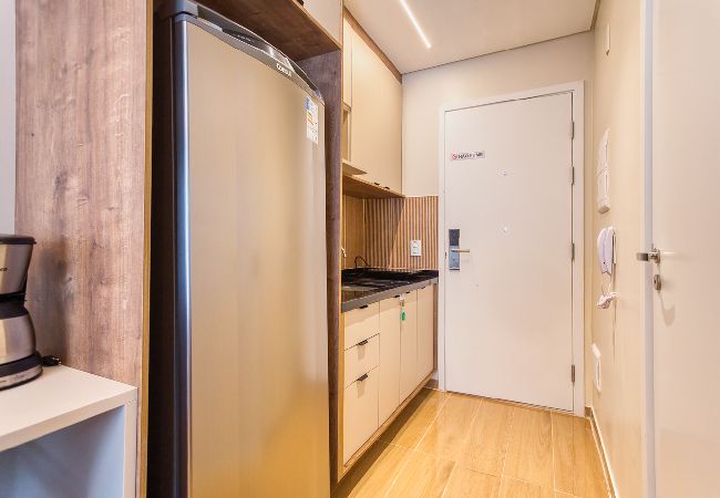 Apartment in São Paulo - Flat na Vila Mariana c varanda próx ao metrô Apartment in São Paulo - Flat na Vila Mariana c varanda próx ao metrô