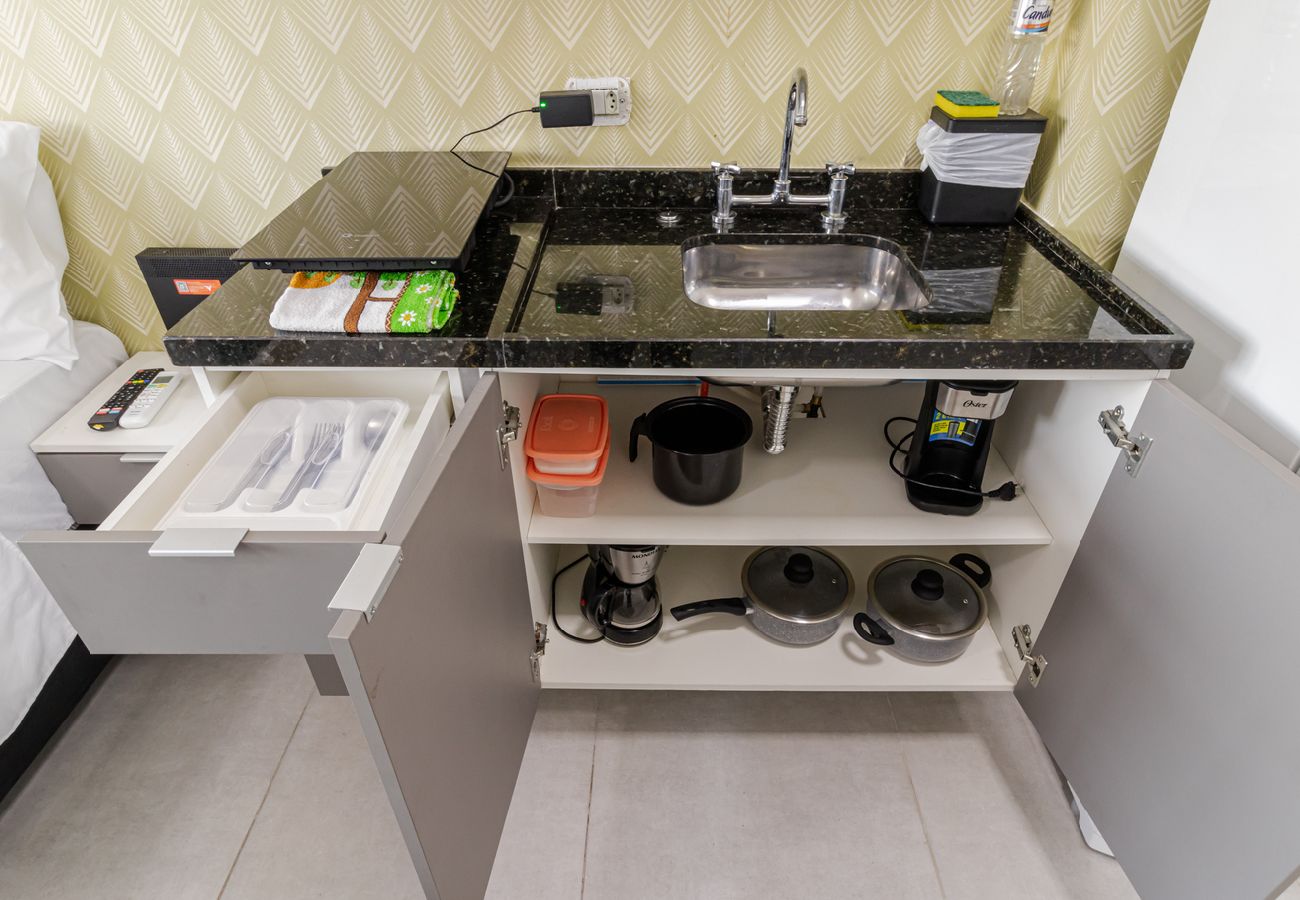 Apartment in São Paulo -  Flat no Tatuapé com Wi-Fi, academia e Pet Friendly Apartment in São Paulo -  Flat no Tatuapé com Wi-Fi, academia e Pet Friendly