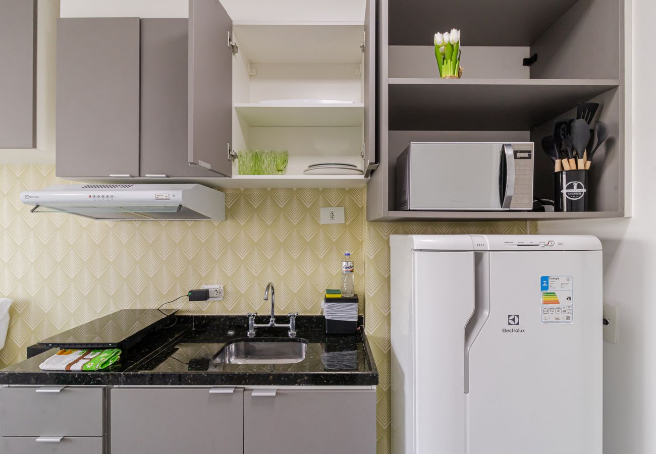 Apartment in São Paulo -  Flat no Tatuapé com Wi-Fi, academia e Pet Friendly Apartment in São Paulo -  Flat no Tatuapé com Wi-Fi, academia e Pet Friendly