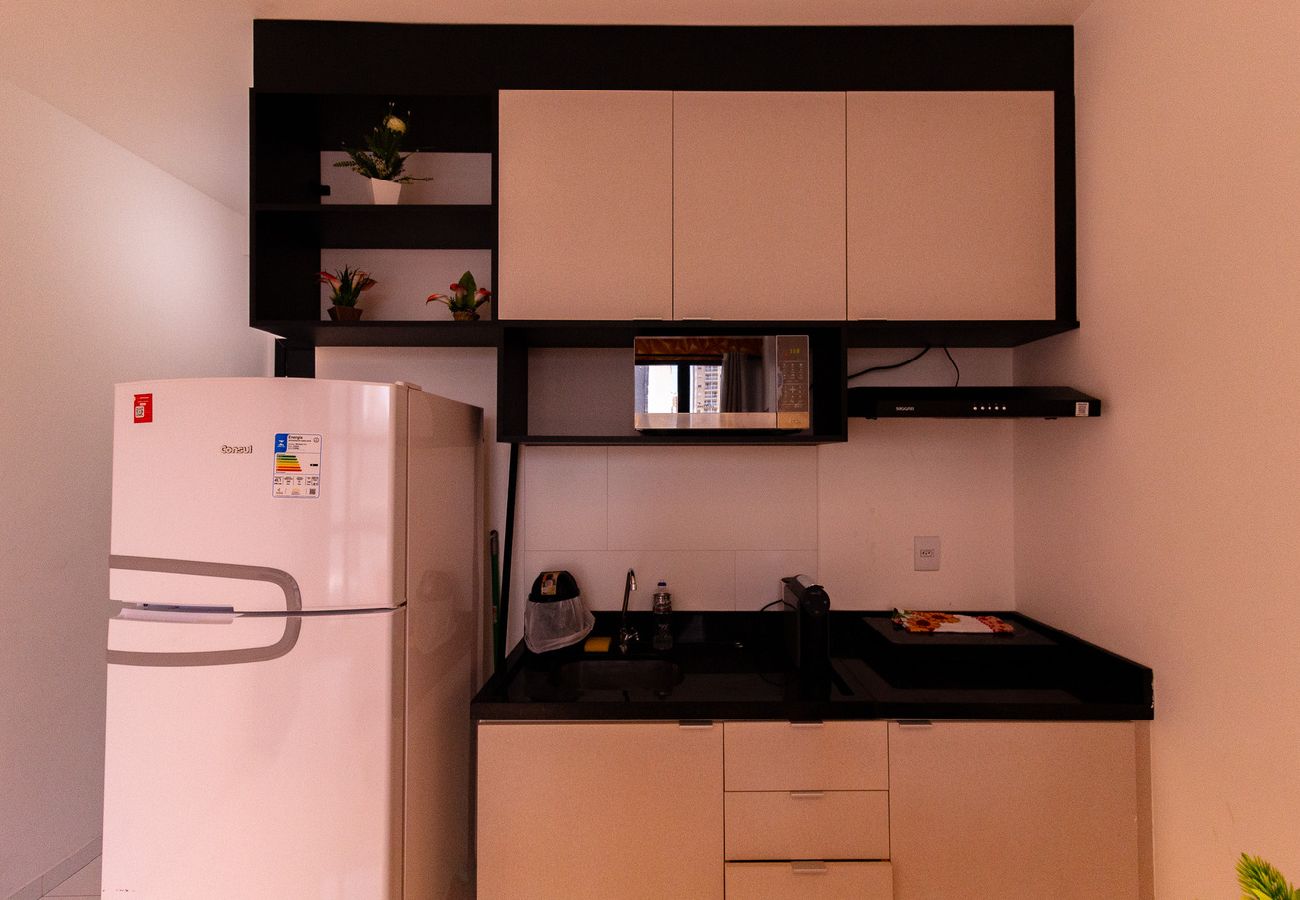 Apartment in São Paulo - Flat no Tatuapé com Wi-Fi, academia e Smart Lock Apartment in São Paulo - Flat no Tatuapé com Wi-Fi, academia e Smart Lock
