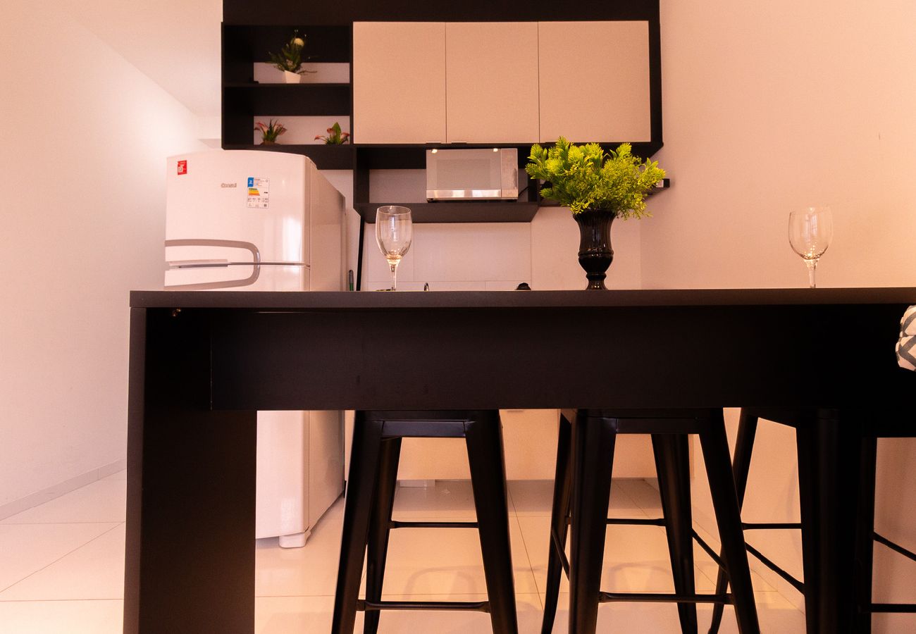 Apartment in São Paulo - Flat no Tatuapé com Wi-Fi, academia e Smart Lock Apartment in São Paulo - Flat no Tatuapé com Wi-Fi, academia e Smart Lock