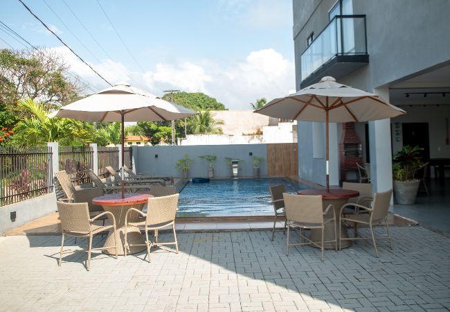 Apartment in Japaratinga - Apto c Churrasqueira e Piscina a 100m da Praia