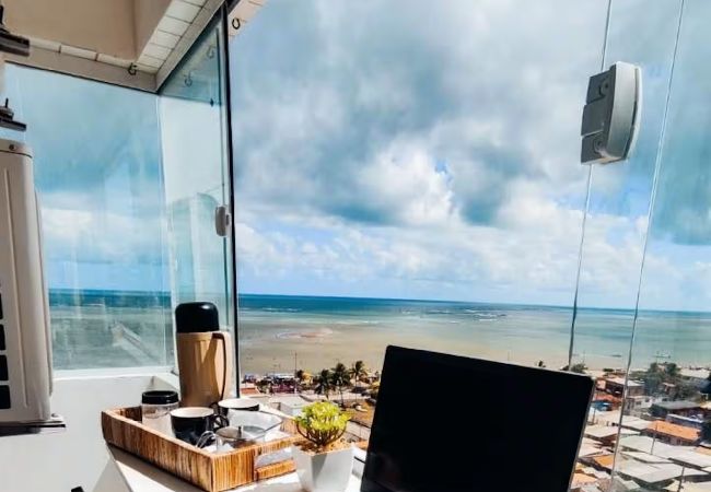 Apartment in São José da Coroa Grande - Apto com Varanda, Vista e Piscina em Maragogi