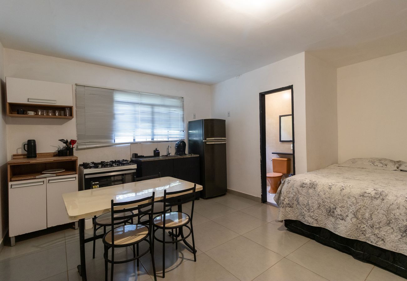 Chalet in Bragança Paulista - Kitnet 03: Pet friendly with Wi-Fi and Garage